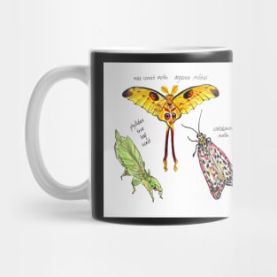 Bugs Trio colouring pencil and pen illustration Mug